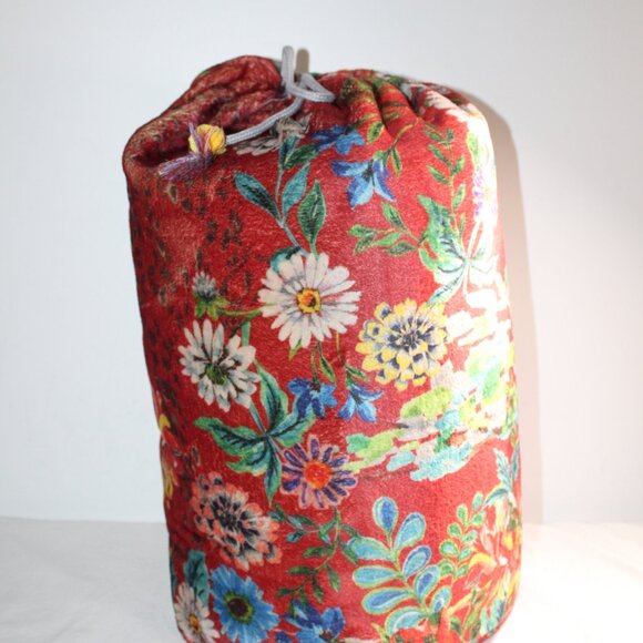 NWT Johnny Was BIYA Laurel Canyon Cozy Blanket Throw Reversible Bobcat Forest - Picture 9 of 9